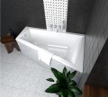 Badewanne Eckbadewanne Trapez 160 x 100 cm Rita rechts