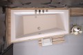 Badewanne Eckbadewanne Intima 160 x 90 cm links