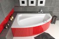 Eckwanne Rima 150x95 links Kopfstütze optional