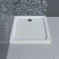 flache Duschwanne Duschtasse Brausewanne Max 80 x 80 x 5,5 cm + Siphon