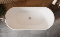 moderne freistehende Badewanne Standwanne 150x75 cm Giuliana Design Luxus HINGUCKER