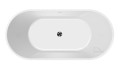 moderne freistehende Badewanne Standwanne 150x75 cm Giuliana Design Luxus HINGUCKER