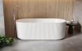 moderne freistehende Badewanne Standwanne 150x75 cm Giuliana Design Luxus HINGUCKER