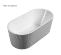 moderne freistehende Badewanne Standwanne 150x75 cm Giuliana Design Luxus HINGUCKER