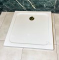 flache Duschwanne Duschtasse Brausewanne Max 80 x 80 x 5,5 cm + Siphon