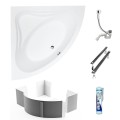 Badewanne Eckwanne Mia 120x120 cm