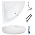 Badewanne Eckwanne Mia 140x140 cm