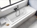 Badewanne Rechteck Modern Acryl 170x70 cm Acrylwanne