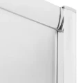 DUSCHKABINE DUSCHE VIERECK strukturiertes Glas 90 X 90 X 170 CM STYLIO (id: 1763)