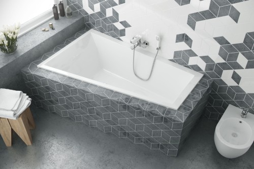 Badewanne Eckbadewanne Trapez 160 x 95 cm Sfera links (id: 1765)