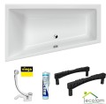 Badewanne Eckbadewanne Trapez 160 x 95 cm Sfera links (id: 1765)