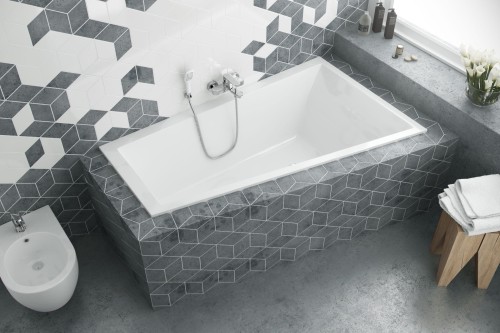 Badewanne Eckbadewanne Trapez 160 x 95 cm Sfera rechts (id: 1766)