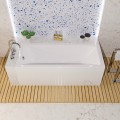 Badewanne Acrylwanne 160x80 cm Wave + Ablauf Viega (id: 1783)