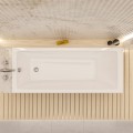 Badewanne Acrylwanne 160x80 cm Wave + Ablauf Viega (id: 1783)