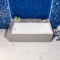 Badewanne Acrylwanne 160x80 cm Wave + Ablauf Viega (id: 1783)