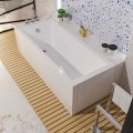 Badewanne Acrylwanne 180x80 cm Wave + Ablauf Viega (id: 1786)