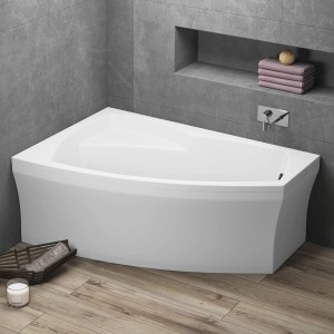 Badewanne Eckwanne Frida 160x105 cm links