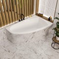 Badewanne Eckbadewanne 150x95 cm rechts Aquaria Acrylwanne + Ablauf Viega (id: 1789)