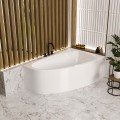 Badewanne Eckbadewanne 150x95 cm rechts Aquaria Acrylwanne + Ablauf Viega (id: 1789)