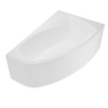 Badewanne Eckbadewanne 150x95 cm rechts Aquaria Acrylwanne + Ablauf Viega (id: 1789)