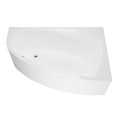 Badewanne Eckbadewanne 150x95 cm rechts Aquaria Acrylwanne + Ablauf Viega (id: 1789)
