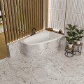 Badewanne Eckbadewanne 150x95 cm rechts Aquaria Acrylwanne + Ablauf Viega (id: 1789)