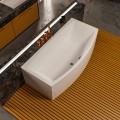 Vorwand Badewanne Acrylwanne 190x75 cm Kreo + Ablaufgarnitur (id: 1793)