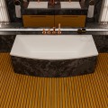 Vorwand Badewanne Acrylwanne 190x75 cm Kreo + Ablaufgarnitur (id: 1793)
