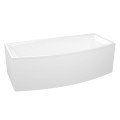Vorwand Badewanne Acrylwanne 190x75 cm Kreo + Ablaufgarnitur (id: 1793)