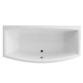 Vorwand Badewanne Acrylwanne 190x75 cm Kreo + Ablaufgarnitur (id: 1793)