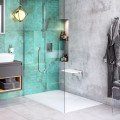 Duschwanne flache Duschtasse 150x90 x 4,5 cm Zero Duschplatte bodengleich + Siphon (id: 1800)