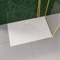 Duschwanne flache Duschtasse 170x90 x 4,5 cm Zero Duschplatte bodengleich + Siphon (id: 1804)