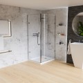 Duschwanne flache Duschtasse 70x90 x 4,5 cm Lupo Duschplatte + Siphon (id: 1807)