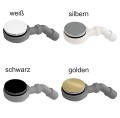 Duschwanne Duschtasse Brausewanne Tim 80x80 90x90 cm + Siphon verschiedene Farben: silbern weiß schwarz golden (id: 1828)