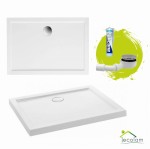 Duschwanne Rechteck 110 x 80 x 5,5 cm Goliat