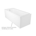 Badewanne Acrylwanne 160x80 cm Wave + Ablauf Viega (id: 1783)