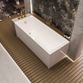Badewanne Acrylwanne 180x80 cm Wave + Ablauf Viega (id: 1786)