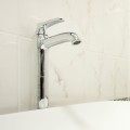 Waschtischarmatur für Waschschale Aufsatzbecken Armatur hoch Retro Art Deco Chrom (id: 740)