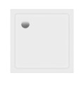 Duschwanne flache Duschtasse 100 x 100 x 4,5 cm Lupo Viereck Duschplatte + Siphon (id: 1834)