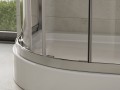 Duschkabine Dusche transparentes Glas 80x80 cm R55 165 cm Modern (id: 165)