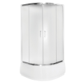 Duschkabine Dusche transparentes Glas 90x90 cm R55 165 cm Modern (id: 176)