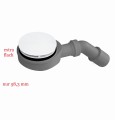 flache Duschwanne Duschtasse Sky 100 x 100 x 4 cm Brausewanne + Siphon (id: 1849)