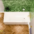 Badewanne Tami 140x70 cm Thermobadewanne ecoThermoPro Acrylwanne Rechteck + Siphon Viega (id: 1851)