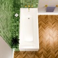 Badewanne Tami 160x70 cm Thermobadewanne ecoThermoPro Acrylwanne Rechteck + Siphon Viega (id: 1853)