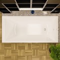 Badewanne Tami 190x90 cm Thermobadewanne ecoThermoPro Acrylwanne Rechteck (id: 1855)