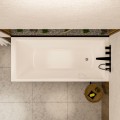 Badewanne Tami 190x90 cm Thermobadewanne ecoThermoPro Acrylwanne Rechteck (id: 1855)