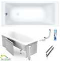 Badewanne Tami 190x90 cm Thermobadewanne ecoThermoPro Acrylwanne Rechteck (id: 1855)