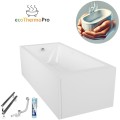 Badewanne Tami 190x90 cm Thermobadewanne ecoThermoPro Acrylwanne Rechteck (id: 1855)