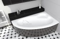 Badewanne Eckbadewanne Natalia 150x100 cm rechts optional: Kopfstütze + Handgriffe