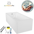 Badewanne Tami 180x80 cm Thermobadewanne ecoThermoPro Acrylwanne Rechteck (id: 1874)
